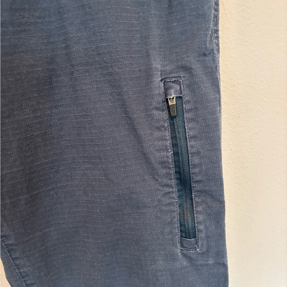 Vuori Navy Drawstring Ripstop Pants with Zip Pocket - Picture 3 of 5